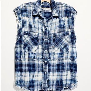 Free people plaid top
